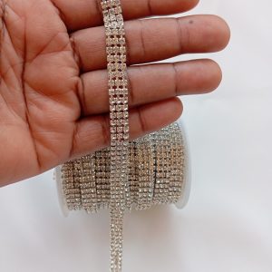 Rhinestone Chain Trim-3 Rows - Image 3