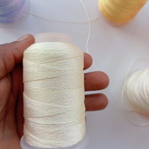 Metallic Embroidery Thread – Plain-Coloured Mini Size - Image 4