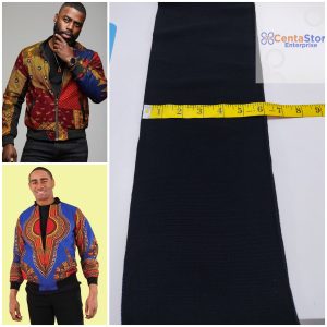High Stretch Cotton Ribbed Cuffs and Hem for Jacket - Image 6
