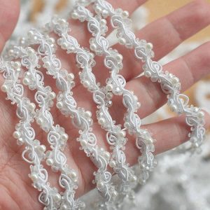 Pearl Beaded Trimming - Image 4