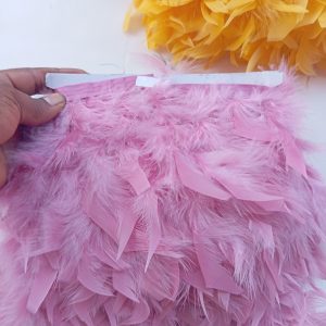 Fluffy Turkey Feathers Trimming - Image 4
