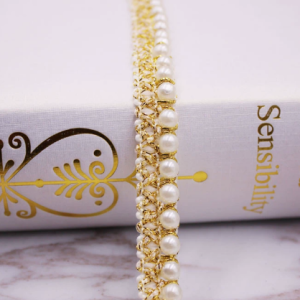 Pearl Beaded Trim (1.5cm) - Image 4