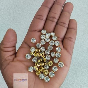 Silver & Gold Claw Rhinestones - Image 4