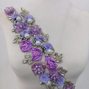 Handmade 3D Flower Applique - Image 6