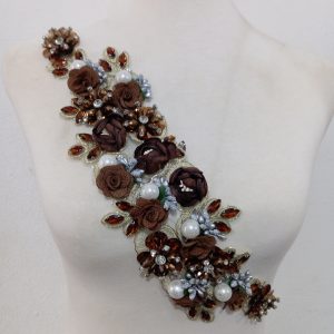 Handmade 3D Flower Applique - Image 3